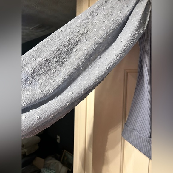 Vici Swiss Dot Ribbed Bodysuit Size Medium - Picture 7 of 9